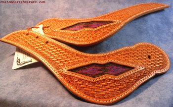 Dove Wing Old West Style Spur Straps